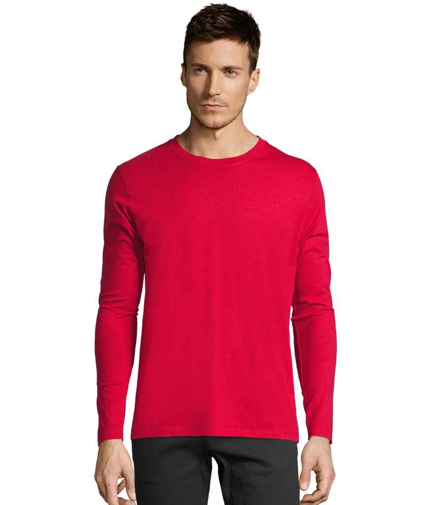 SOL'S Imperial Long Sleeve T-Shirt - Red