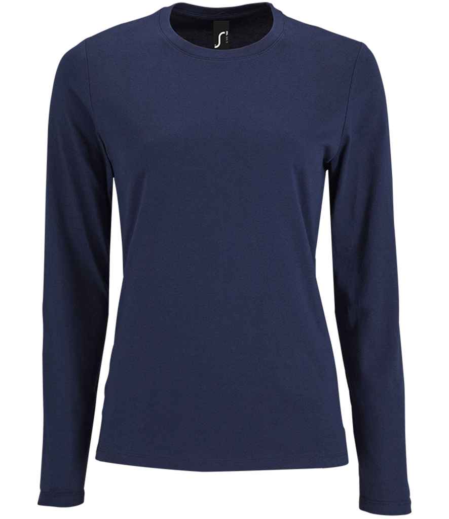 SOL'S Ladies Imperial Long Sleeve T-Shirt - French Navy