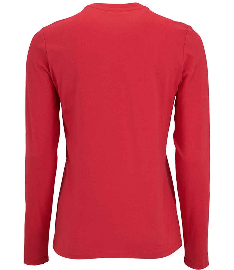 SOL'S Ladies Imperial Long Sleeve T-Shirt - Red
