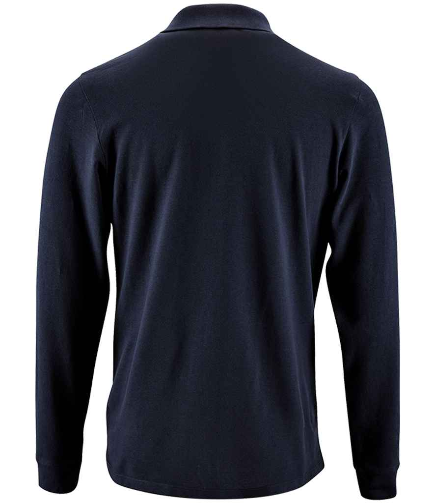 SOL'S Perfect Long Sleeve Piqué Polo Shirt - French Navy