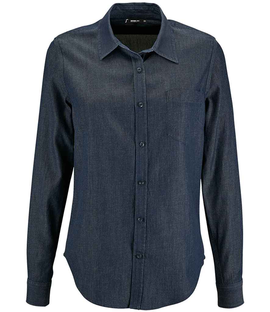 SOL'S Ladies Barry Denim Shirt - Denim Brut
