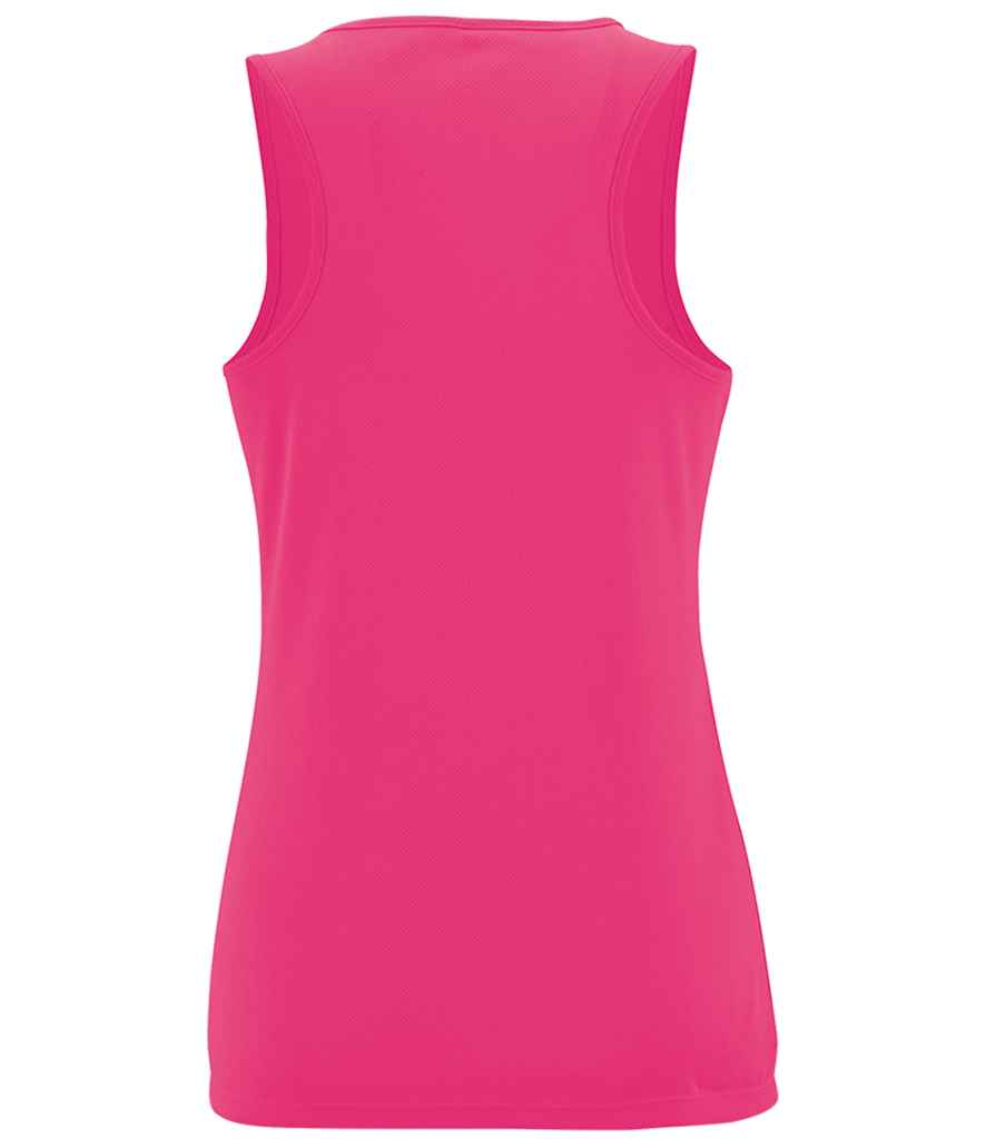 SOL'S Ladies Sporty Performance Tank Top - Neon Pink