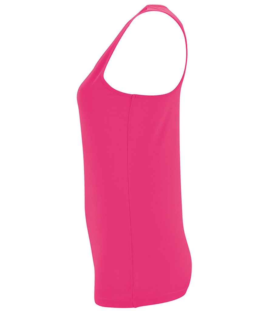 SOL'S Ladies Sporty Performance Tank Top - Neon Pink