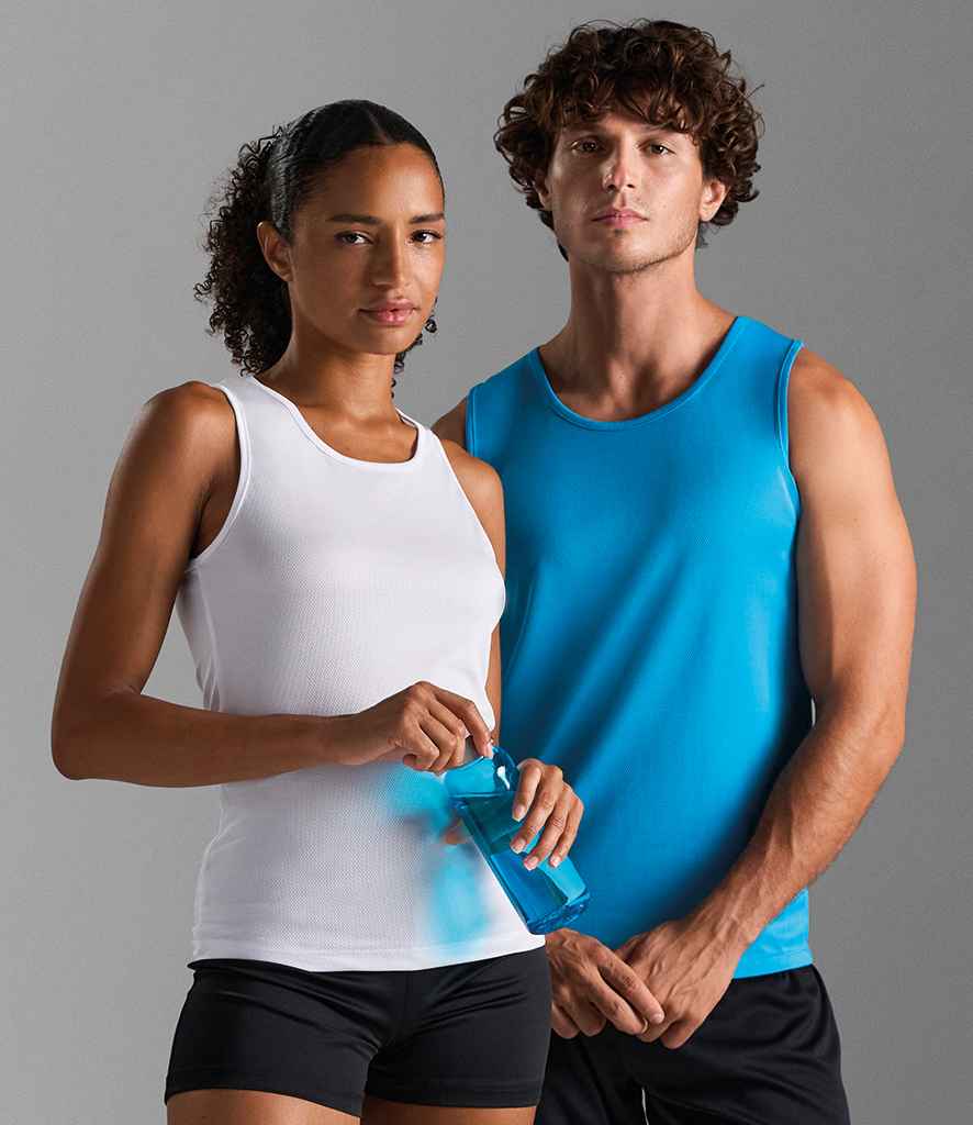 SOL'S Ladies Sporty Performance Tank Top - White