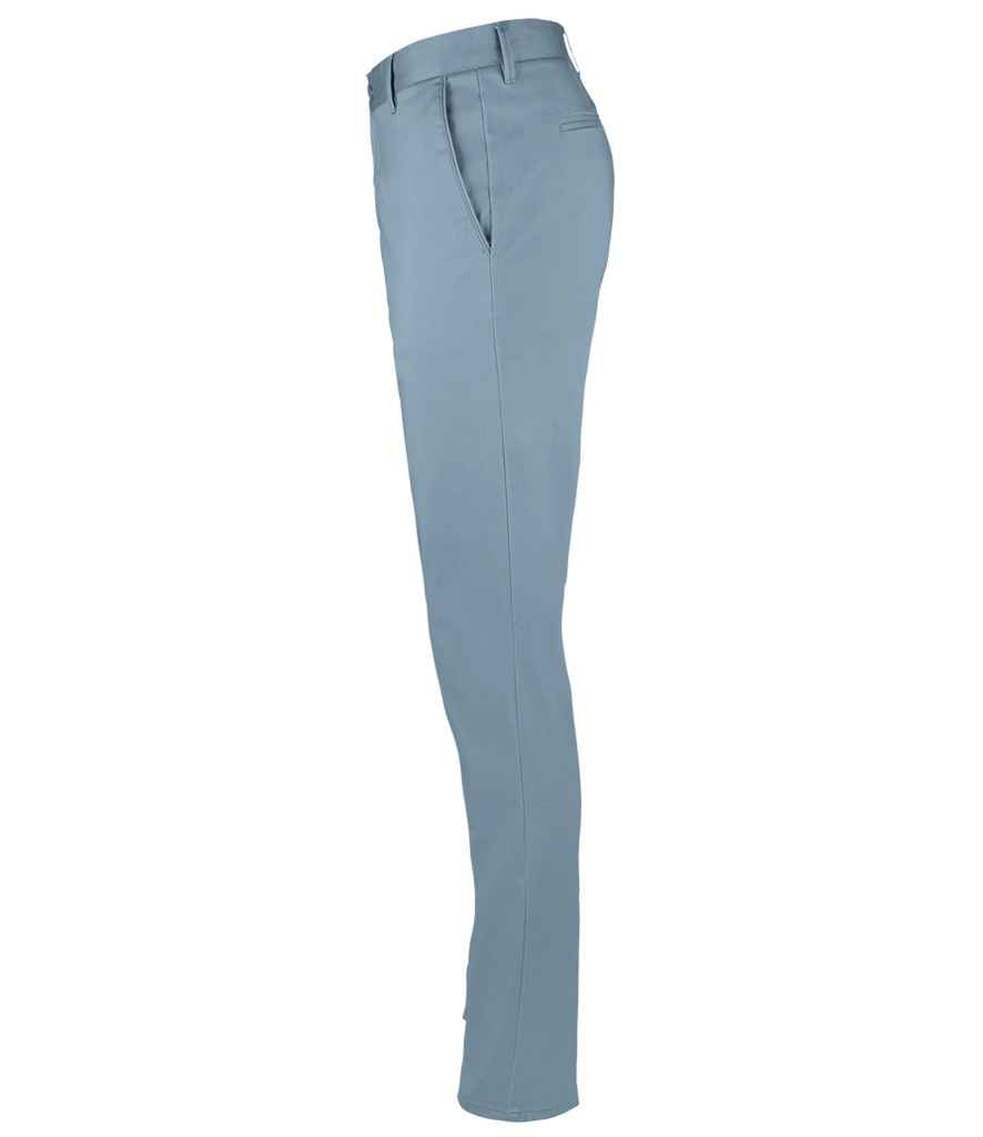 SOL'S Ladies Jared Stretch Trousers - Creamy Dark Blue