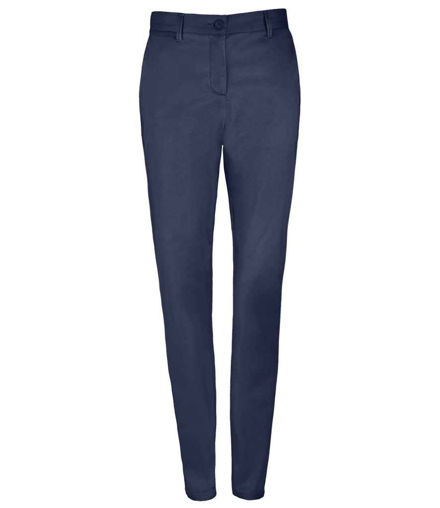SOL'S Ladies Jared Stretch Trousers - French Navy