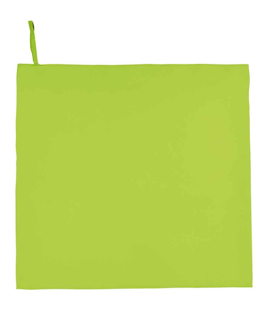 SOL'S Atoll 100 Microfibre Bath Sheet - Apple Green