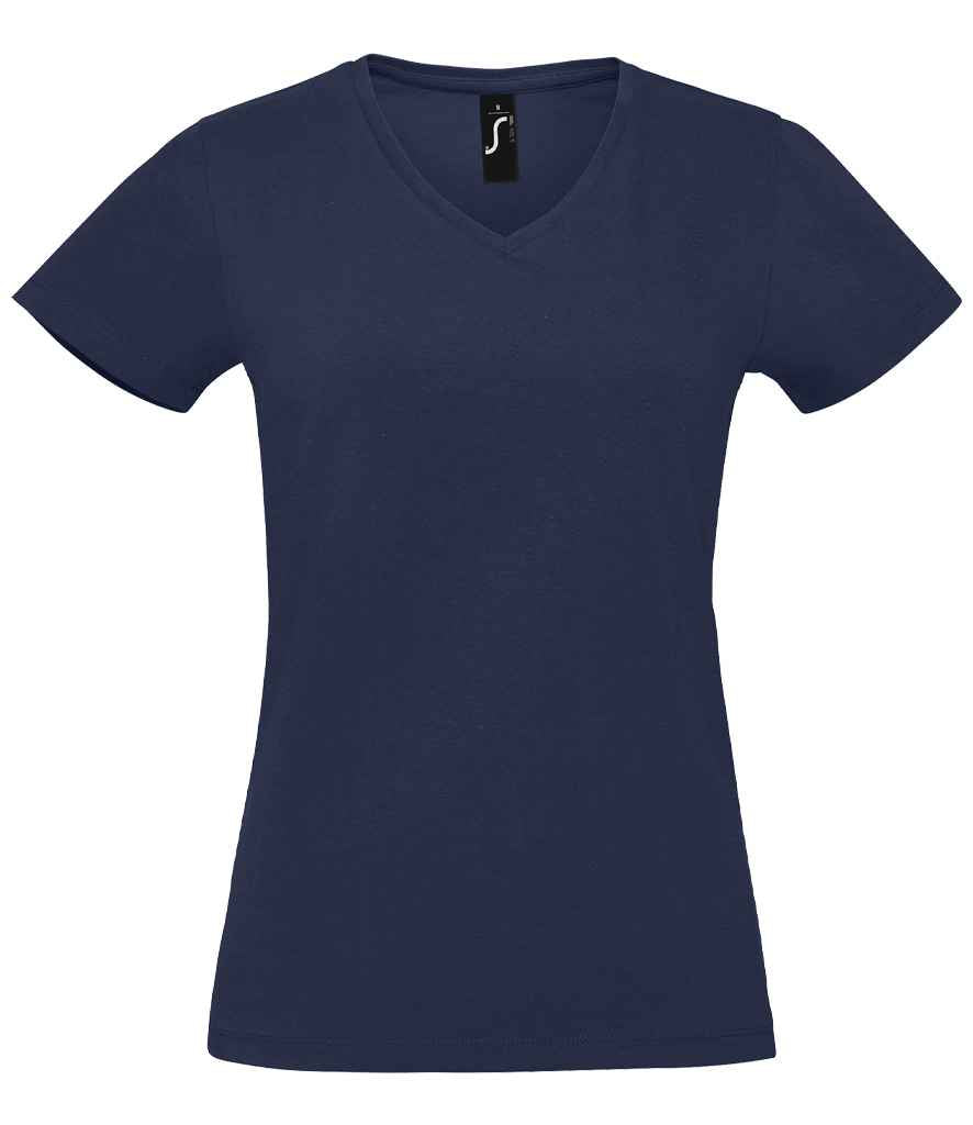 SOL'S Ladies Imperial V Neck T-Shirt - French Navy