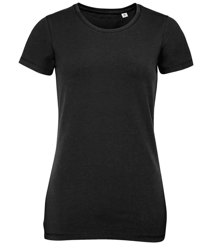 SOL'S Ladies Millenium Stretch T-Shirt - Deep Black