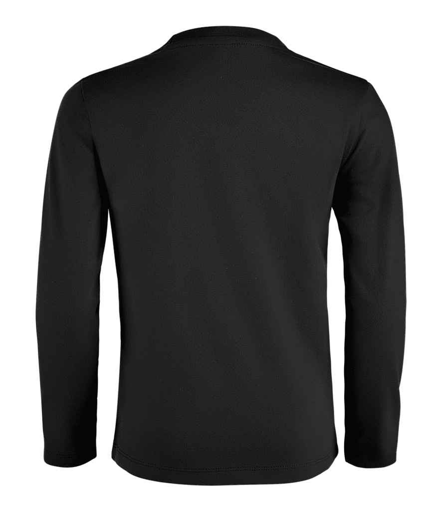 SOL'S Kids Imperial Long Sleeve T-Shirt - Deep Black