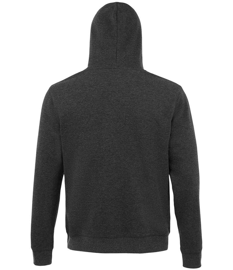 SOL'S Unisex Spencer Hooded Sweatshirt - Charcoal Marl