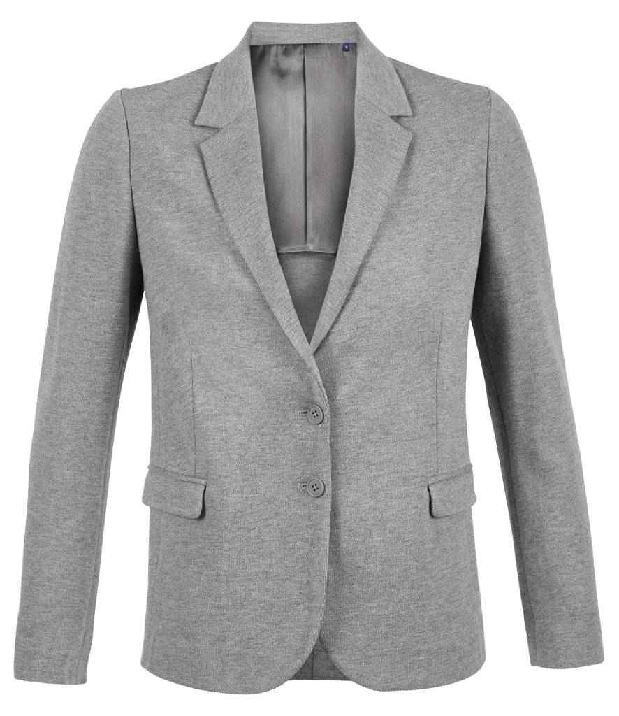 NEOBLU Ladies Marcel Piqué Blazer - Grey Marl