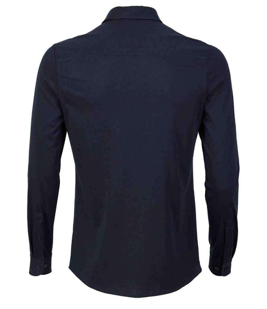 NEOBLU Balthazar Jersey Long Sleeve Shirt - Night Blue