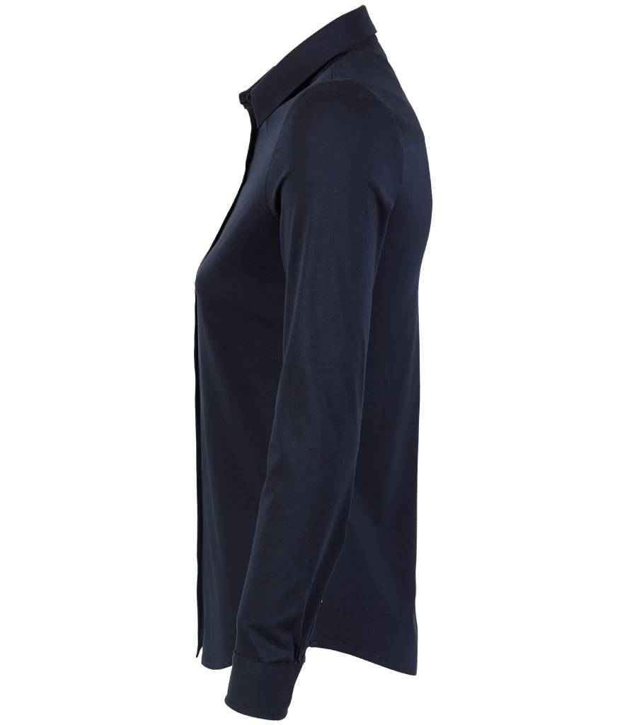 NEOBLU Ladies Balthazar Jersey Long Sleeve Shirt - Night Blue