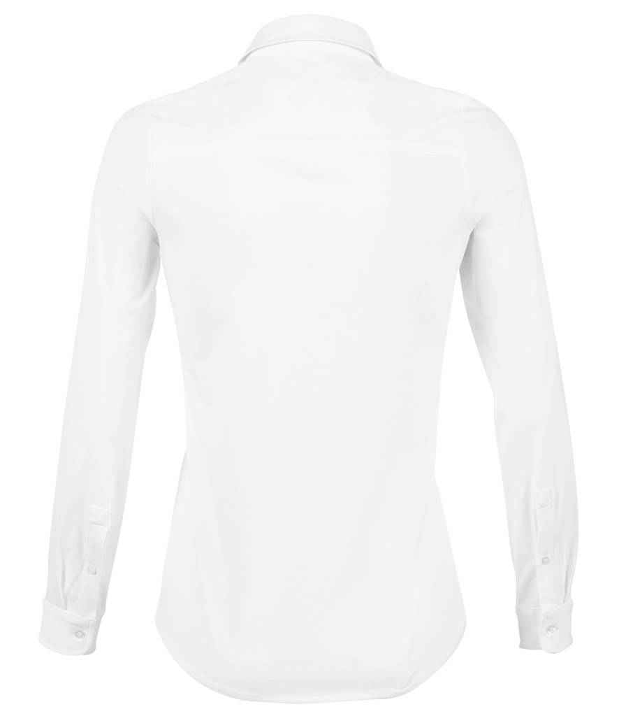 NEOBLU Ladies Balthazar Jersey Long Sleeve Shirt - Optic White