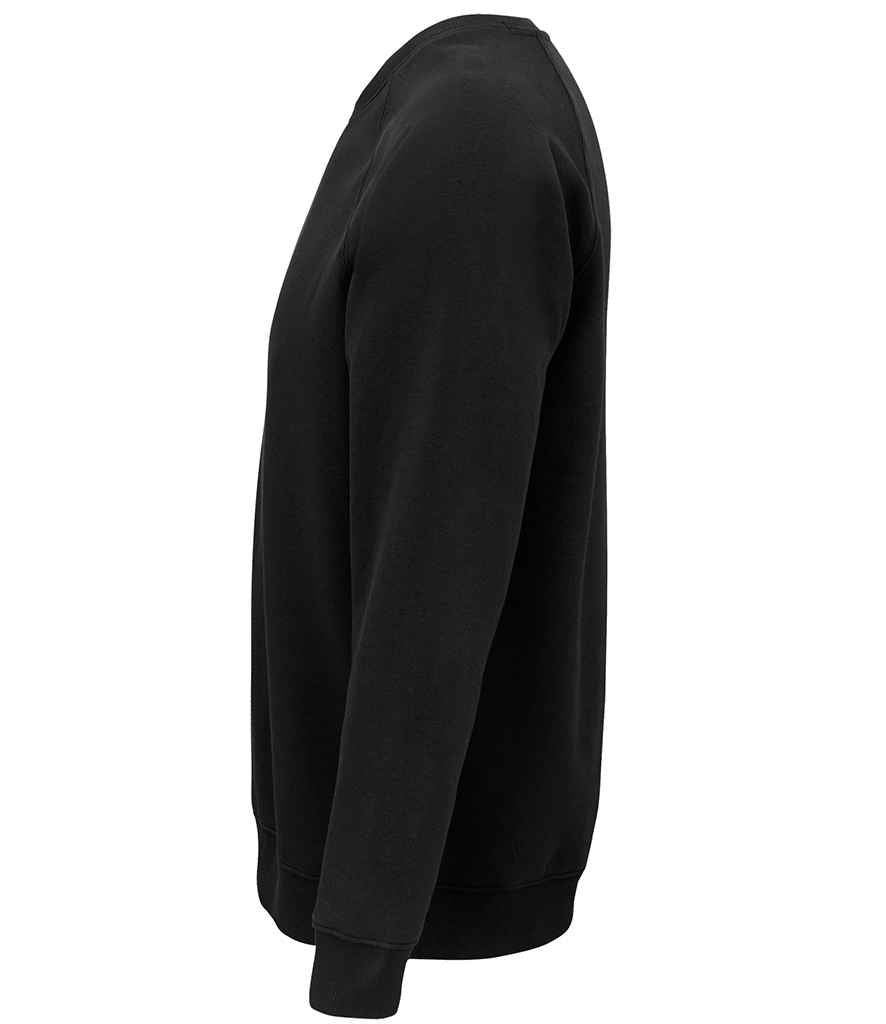 SOL'S Unisex Space Organic Raglan Sweatshirt - Black