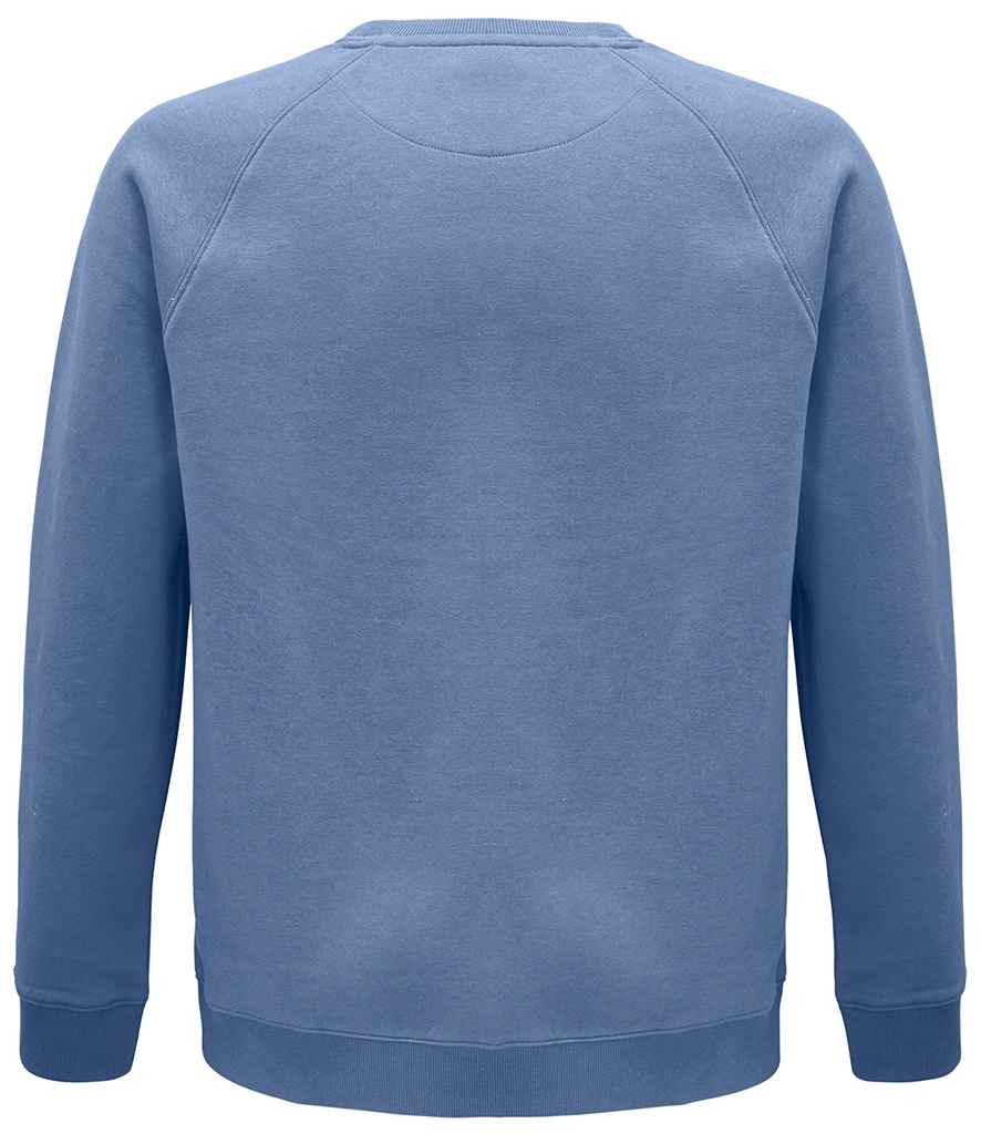 SOL'S Unisex Space Organic Raglan Sweatshirt - Blue