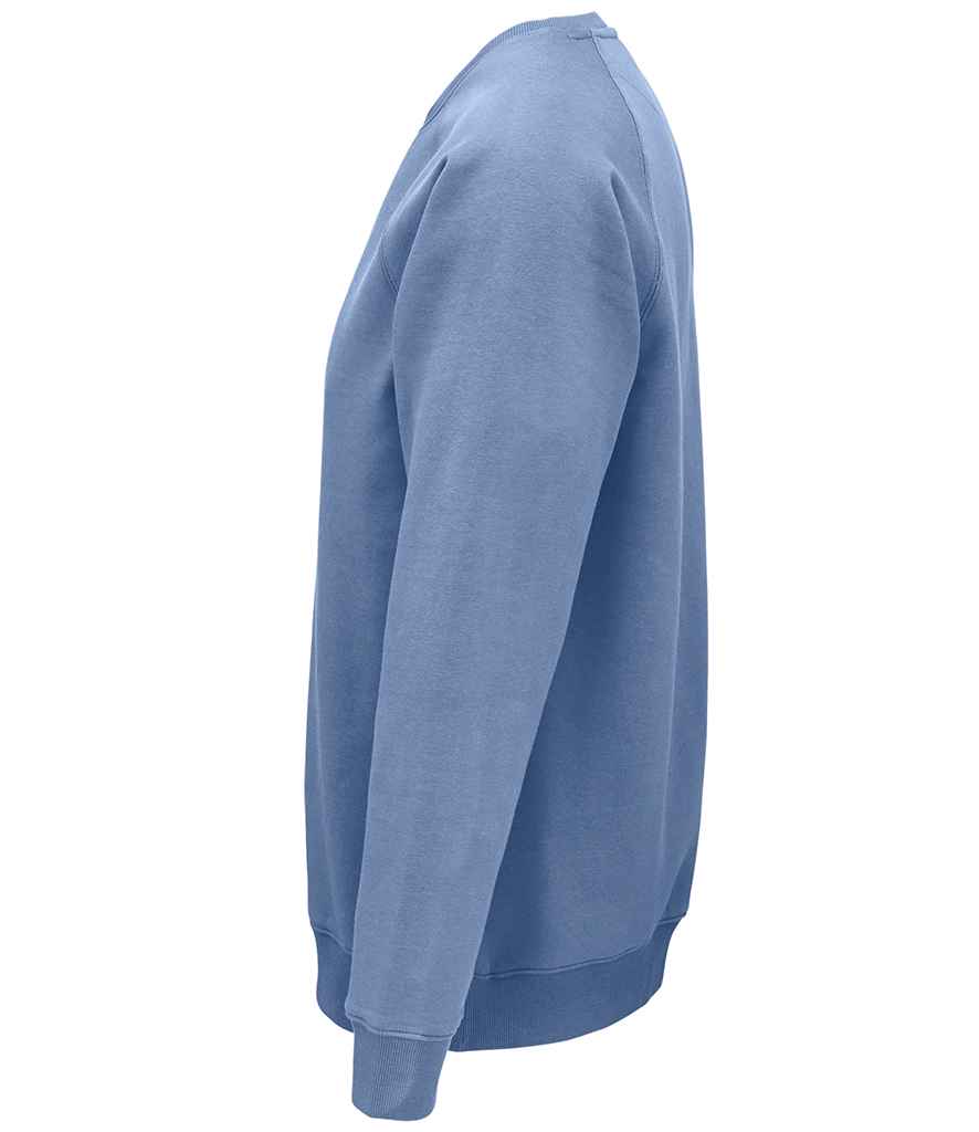SOL'S Unisex Space Organic Raglan Sweatshirt - Blue