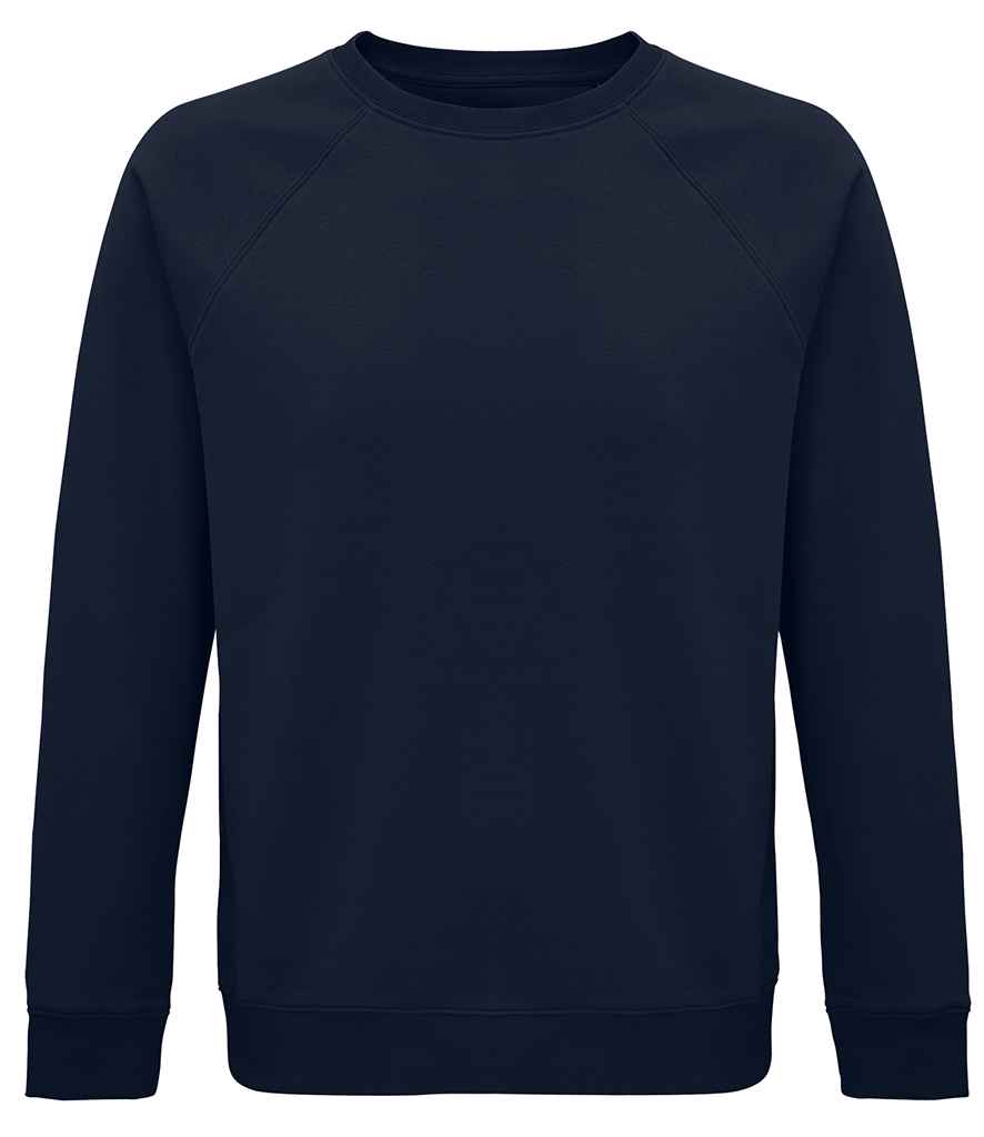 SOL'S Unisex Space Organic Raglan Sweatshirt - French Navy