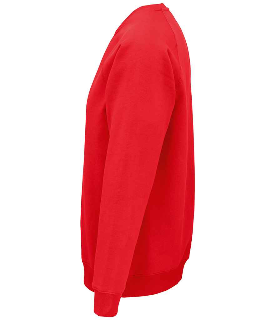 SOL'S Unisex Space Organic Raglan Sweatshirt - Red