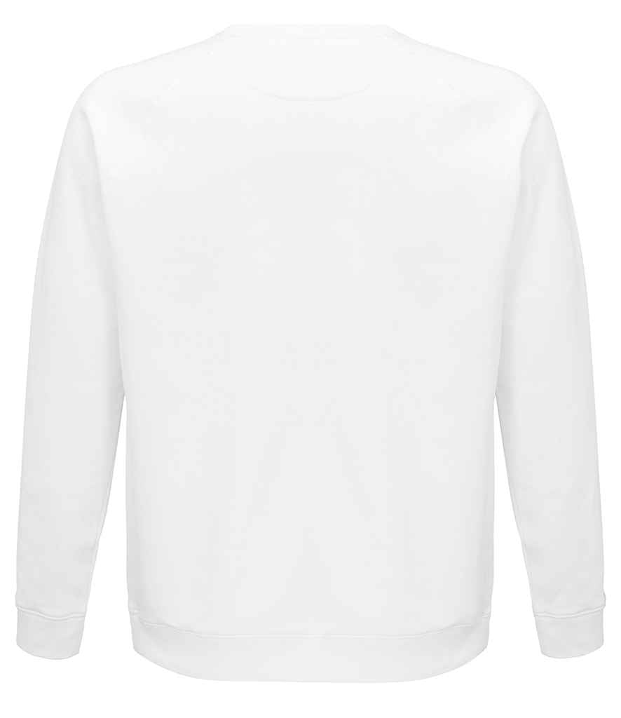 SOL'S Unisex Space Organic Raglan Sweatshirt - White