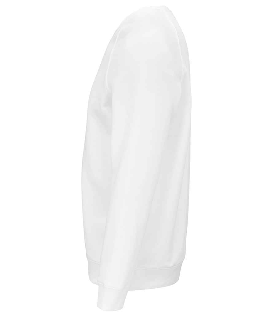 SOL'S Unisex Space Organic Raglan Sweatshirt - White