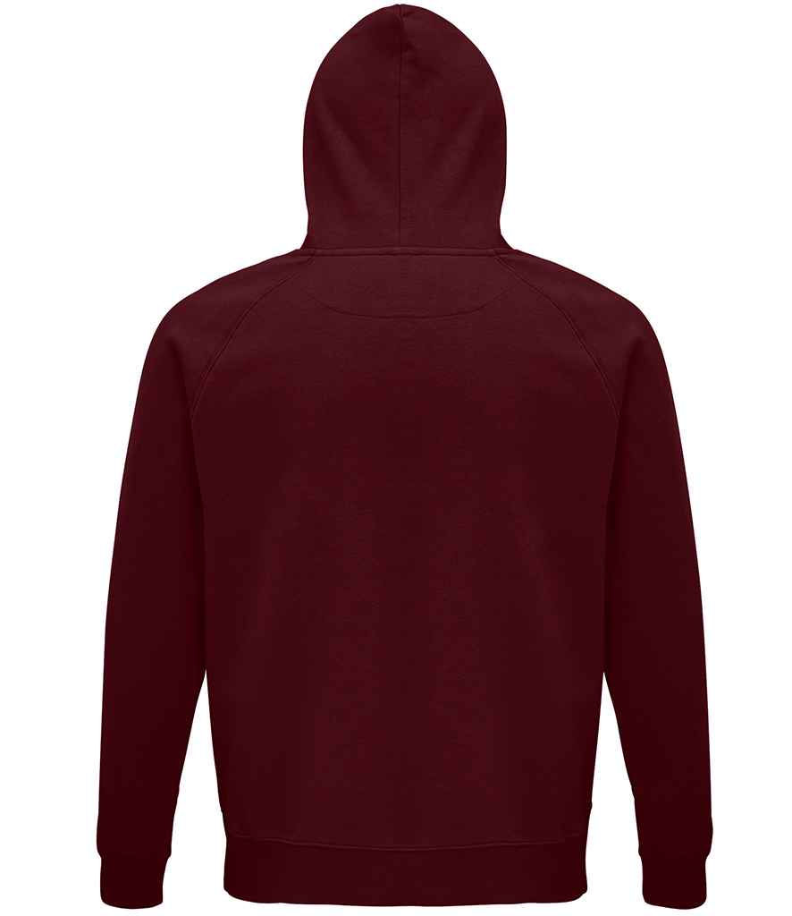 SOL'S Unisex Stellar Organic Hoodie - Burgundy