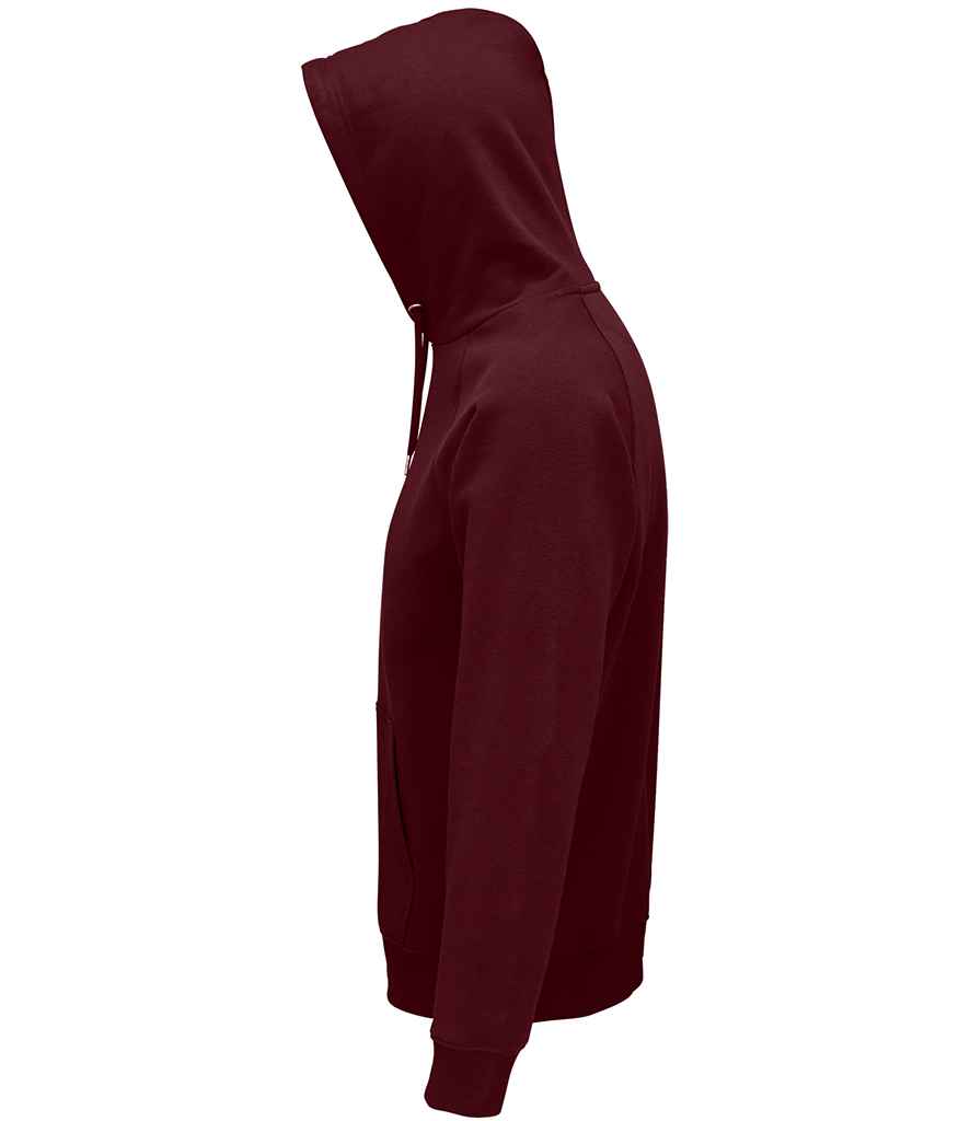 SOL'S Unisex Stellar Organic Hoodie - Burgundy