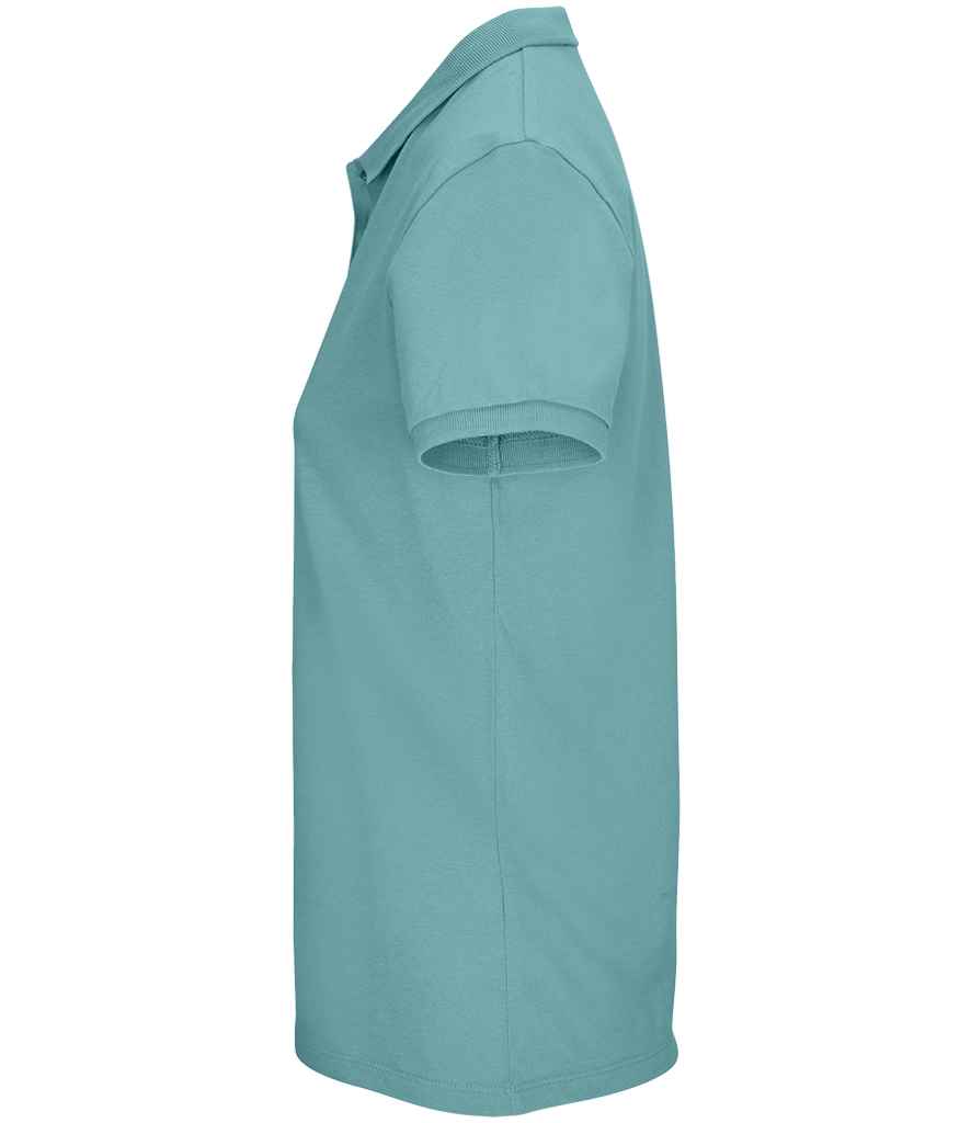 SOL'S Ladies Planet Organic Piqué Polo Shirt - Pool Blue