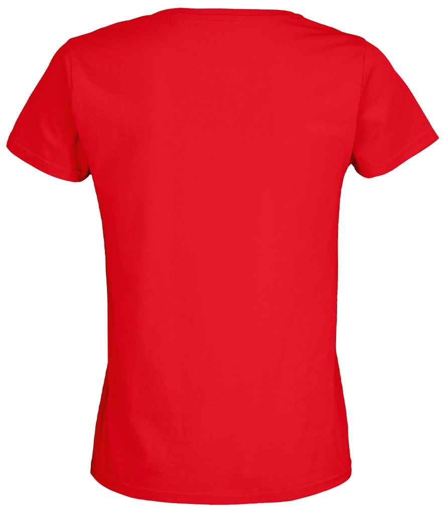 SOL'S Ladies Pioneer Organic T-Shirt - Bright Red
