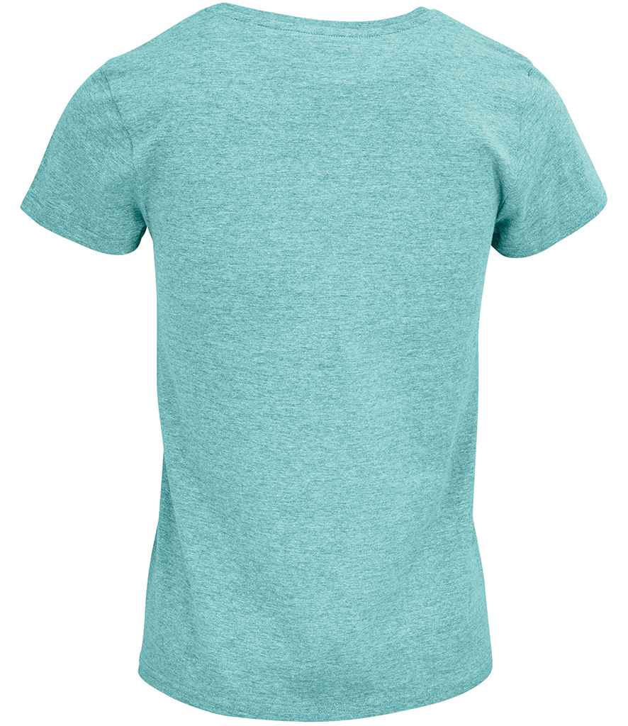 SOL'S Ladies Crusader Organic T-Shirt - Heather Light Green