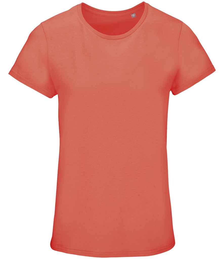 SOL'S Ladies Crusader Organic T-Shirt - Pop Orange