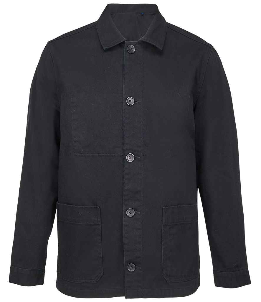 NEOBLU Mael Workwear Utility Jacket - Deep Black