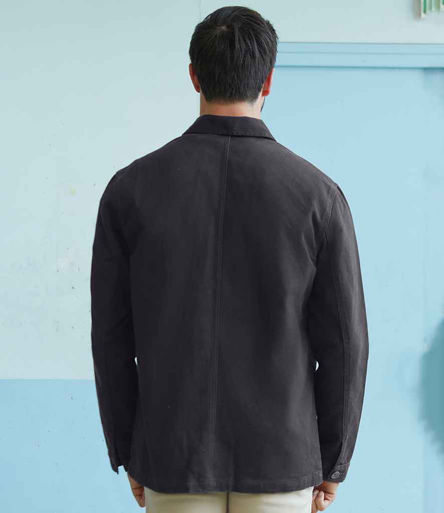 NEOBLU Mael Workwear Utility Jacket - Deep Black