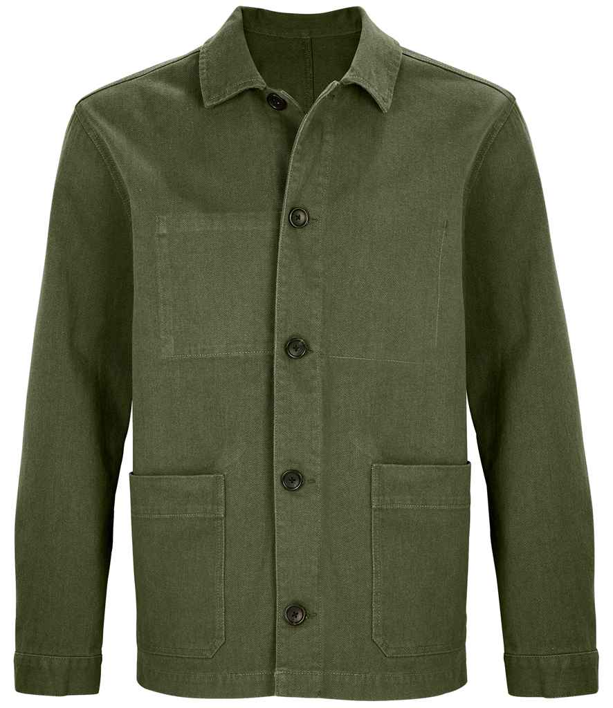 NEOBLU Mael Workwear Utility Jacket - Deep Khaki