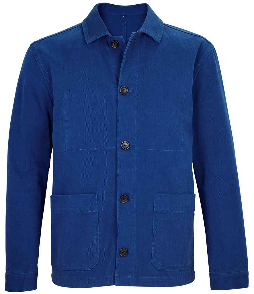 NEOBLU Mael Workwear Utility Jacket - Deep Blue