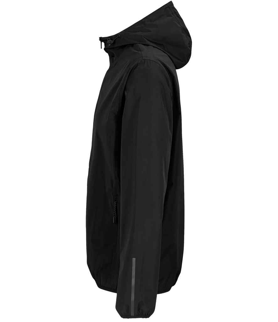 NEOBLU Unisex Andrea Waterproof Windbreaker Jacket - Deep Black