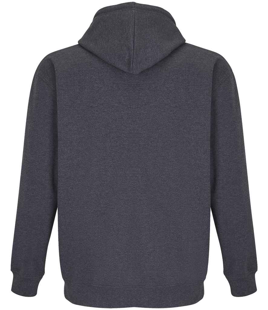 SOL'S Unisex Carter Full Zip Hoodie - Charcoal Marl