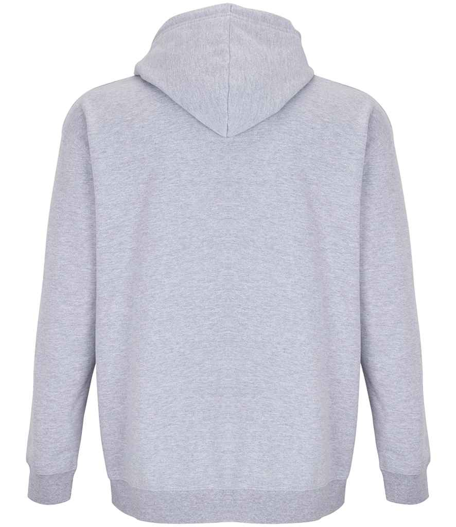 SOL'S Unisex Carter Full Zip Hoodie - Grey Marl