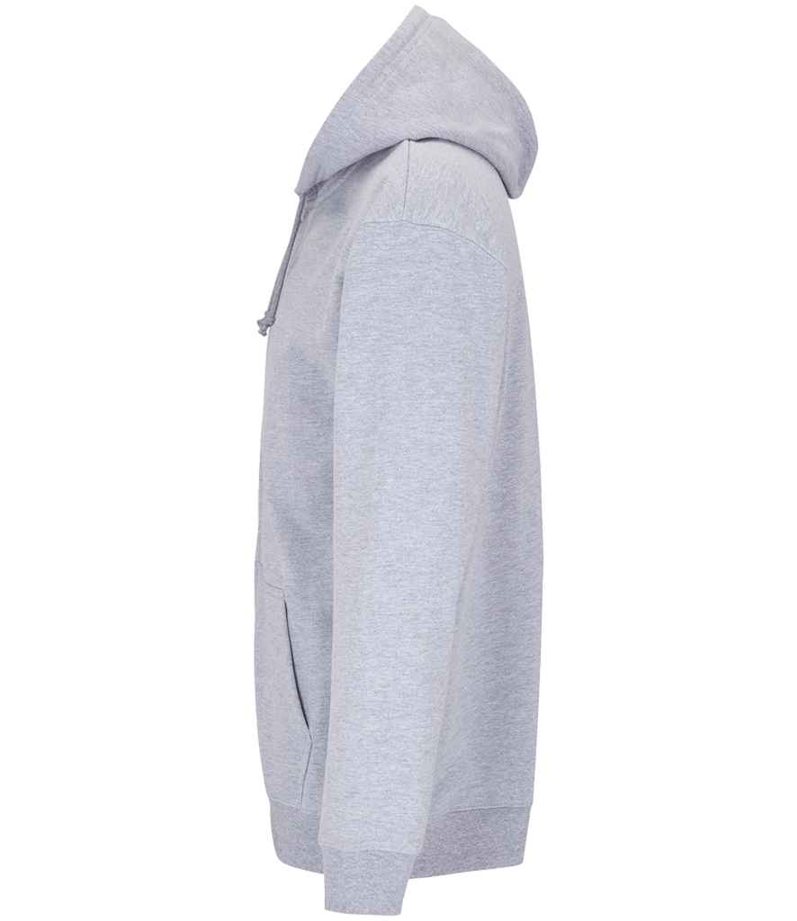 SOL'S Unisex Carter Full Zip Hoodie - Grey Marl
