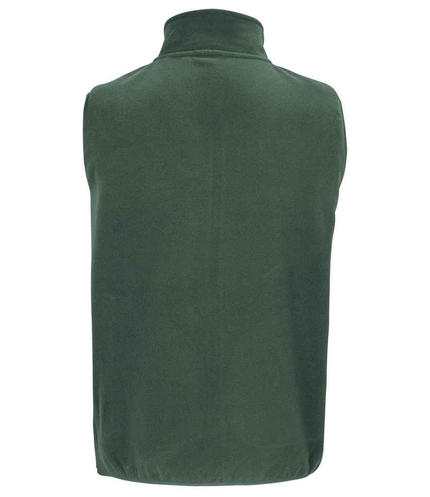 SOL'S Unisex Factor Recycled Micro Fleece Bodywarmer - Forest Green