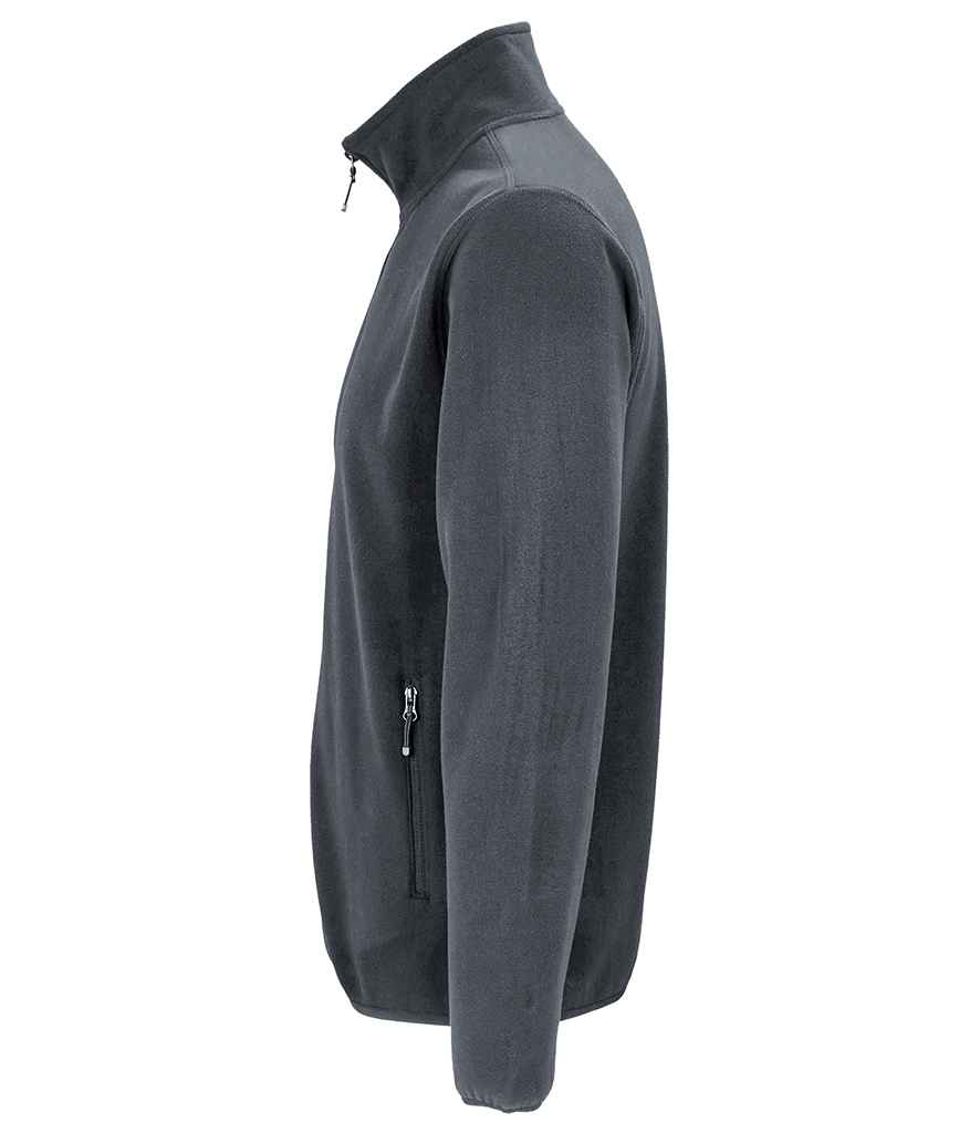 SOL'S Factor Recycled Micro Fleece Jacket - Charcoal