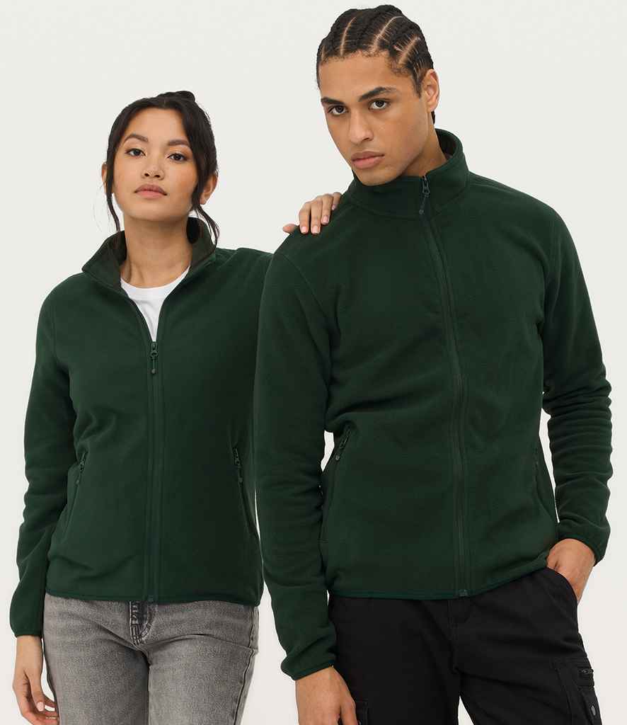 SOL'S Factor Recycled Micro Fleece Jacket - Forest Green