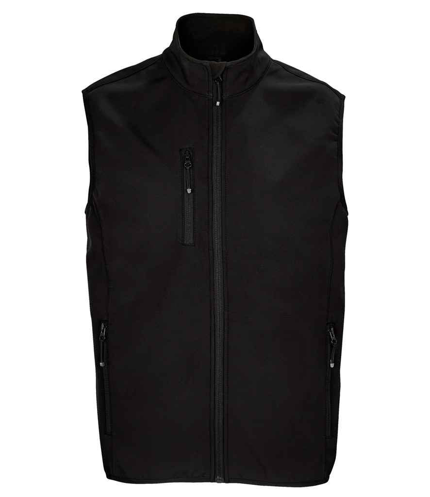 SOL'S Falcon Recycled Soft Shell Bodywarmer - Black