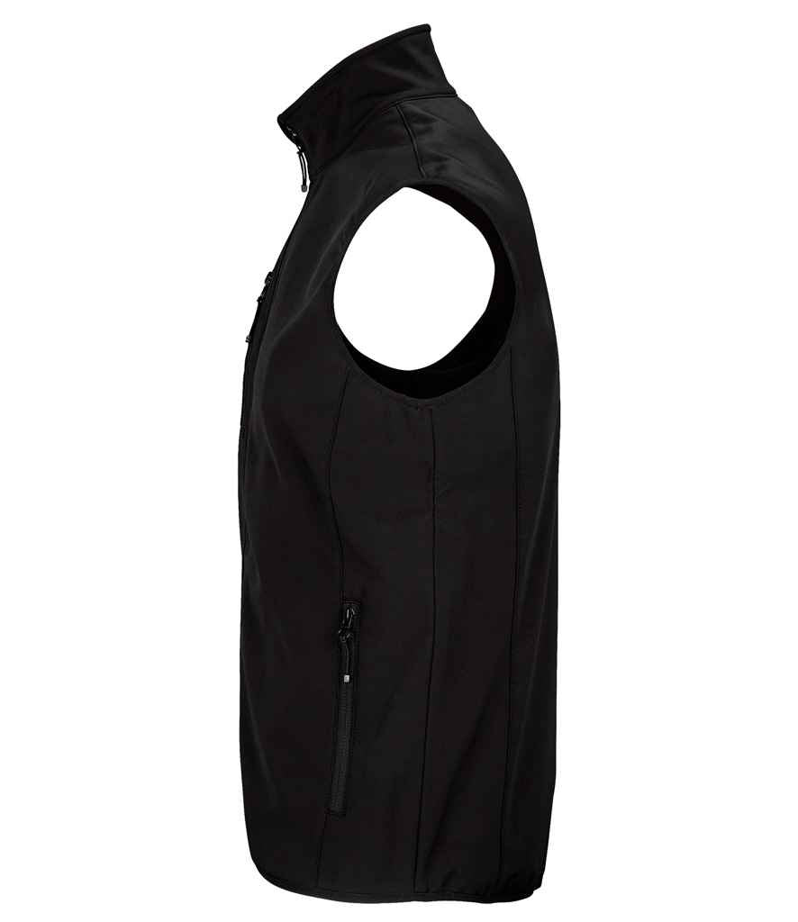 SOL'S Falcon Recycled Soft Shell Bodywarmer - Black