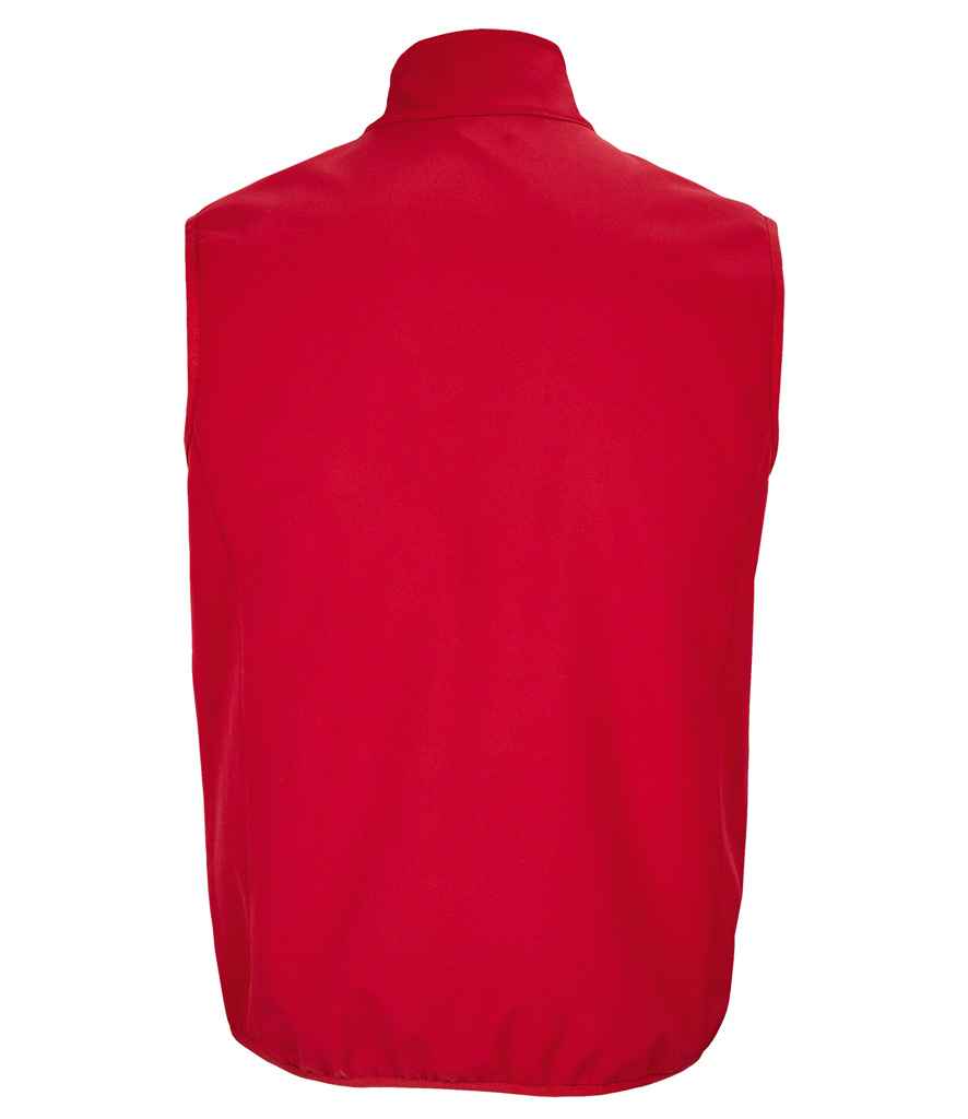 SOL'S Falcon Recycled Soft Shell Bodywarmer - Pepper Red