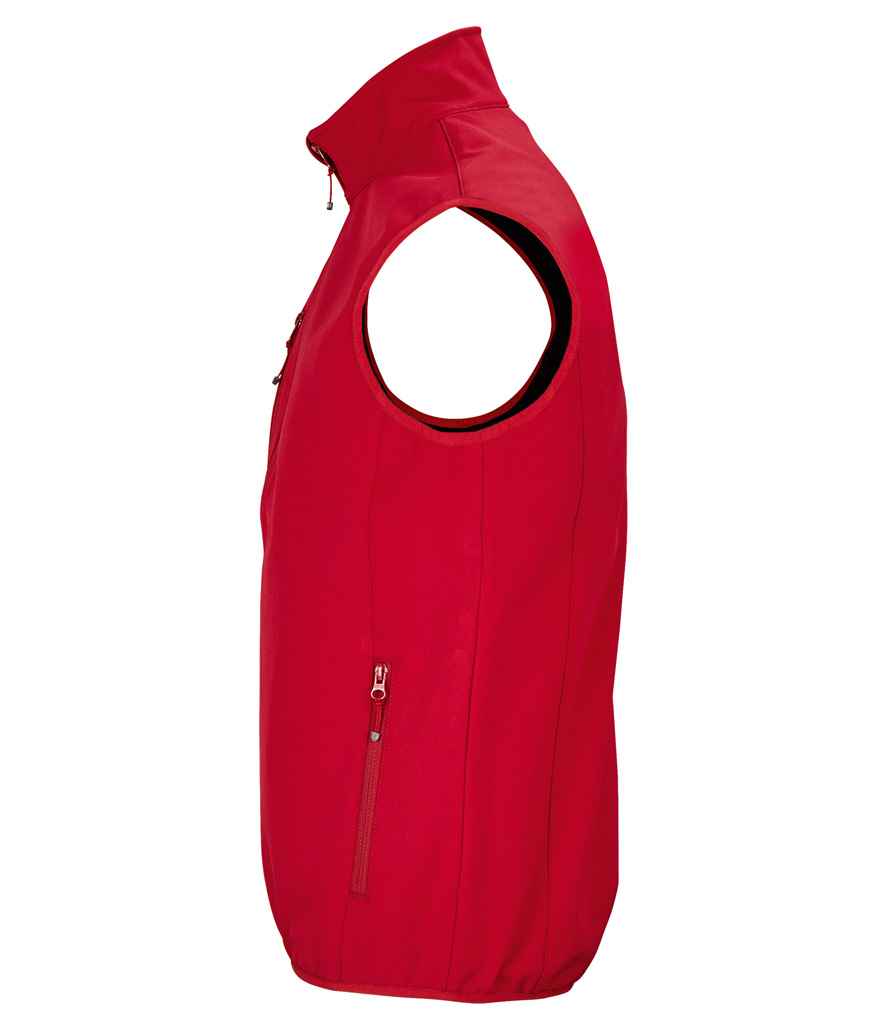 SOL'S Falcon Recycled Soft Shell Bodywarmer - Pepper Red