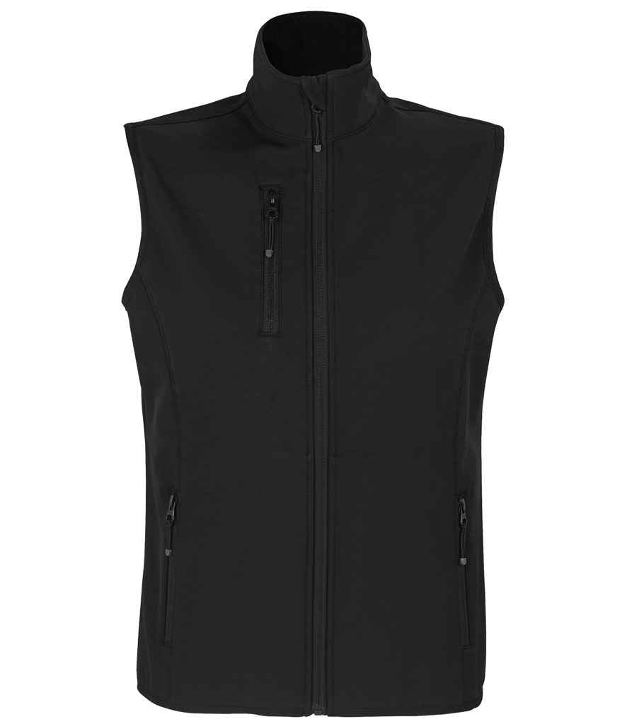 SOL'S Ladies Falcon Recycled Soft Shell Bodywarmer - Black