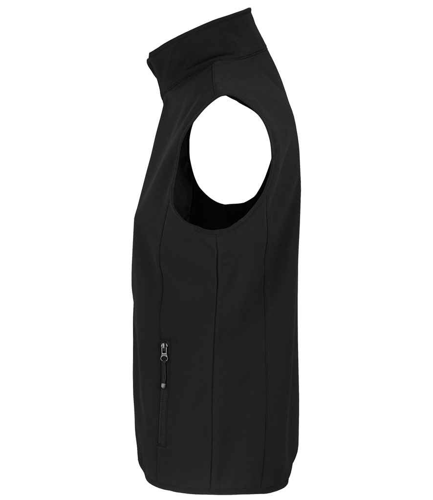 SOL'S Ladies Falcon Recycled Soft Shell Bodywarmer - Black