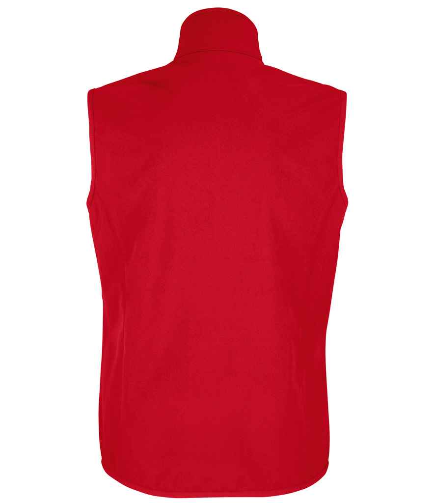 SOL'S Ladies Falcon Recycled Soft Shell Bodywarmer - Pepper Red